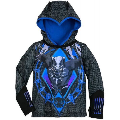 마블시리즈 할로윈 용품Marvel Black Panther Hooded Sleep Set for Boys