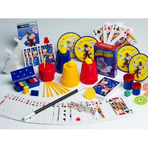  Marvins Magic - 225 Amazing Magic Tricks for Children - Magic Kit - Kids Magic Set - Magic Kit for Kids Including Mystical Magic Cards, Magic Theatre, Magic Wand + More