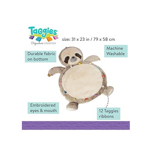  Taggies Super Soft Baby Mat, Molasses Sloth , 31 x 23-Inches