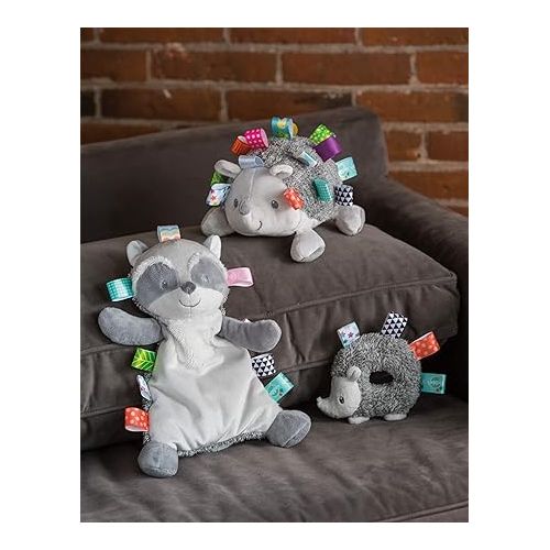  Mary Meyer Taggies Soft Toy, Heather Hedgehog, 8 Inch (Pack of 1) & Taggies Crinkle Me Baby Toy, Heather Hedgehog