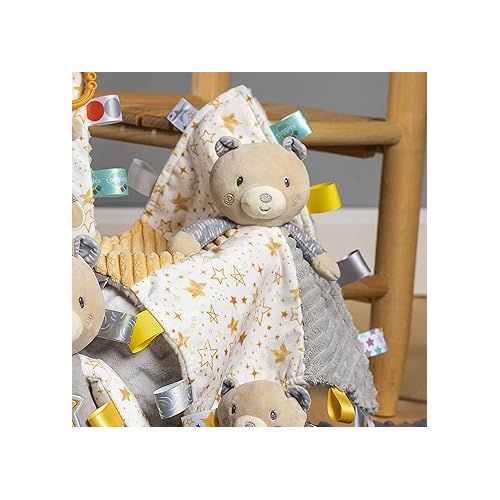  Taggies Stuffed Animal Security Blanket, 13 x 13-Inches, Be a Star Bear