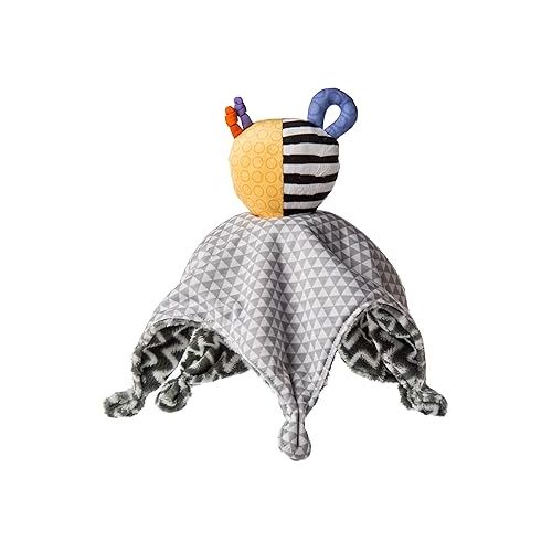  Mary Meyer Baby Einstein First Discoveries Peekaboo Blanket, 13 x 13-Inches, Zen Zebra