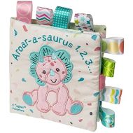 Taggies Soft Cloth Book with Crinkle Paper & Squeaker, 6 x 6-Inches, Aroar-a-Saurus