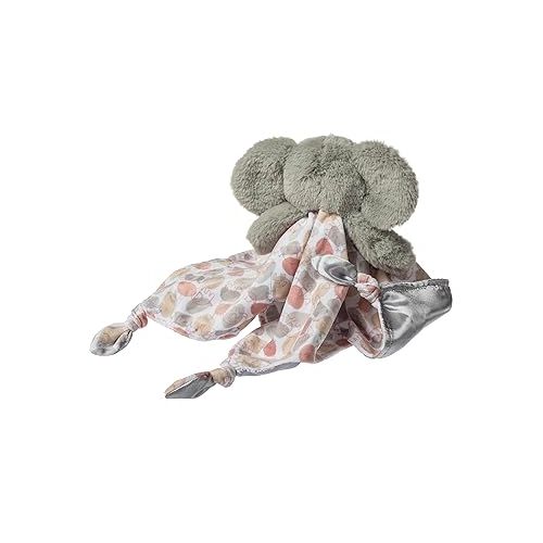  Mary Meyer Stuffed Animal Security Blanket, 13-Inches, Grey Kalahari Elephant