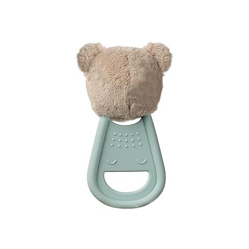  Mary Meyer Teething Toys Simply Silicone Teether with Soft Toy, 6-Inches, Bear