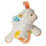 Taggies Teether Baby Rattle Soft Toy, 5-Inches, Sherbet Lamb,1.0Count