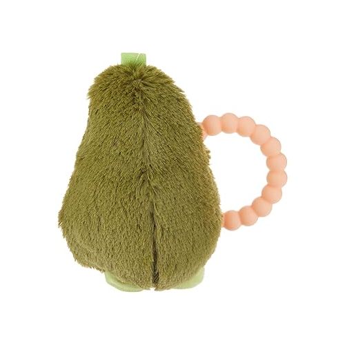 Mary Meyer Teether Baby Rattle, 6-Inches, Yummy Avocado