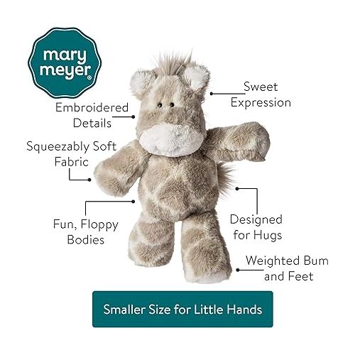  Mary Meyer Marshmallow Zoo Stuffed Animal Soft Toy, 9-Inches, Junior Greyling Giraffe