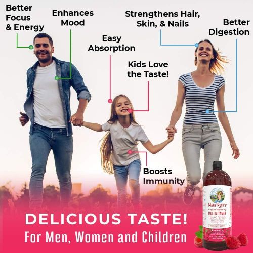  [아마존핫딜][아마존 핫딜] MaryRuth Organics Morning Liquid Vitamins by MaryRuth (Raspberry) Vegan Multivitamin A B C D3 E Trace Minerals & Amino Acids for Energy, Hair, Skin & Nails for Men & Women - Paleo - Gluten Free - 0