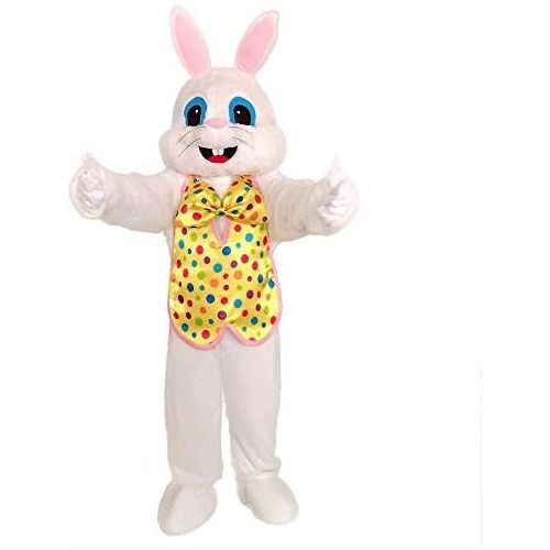  할로윈 용품Mascotshop Easter Bunny Rabbit Blue Vest Mascot Costume Bunny Costume, As The Picture, 53-61…