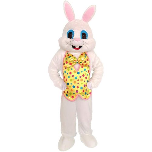  할로윈 용품Mascotshop Easter Bunny Rabbit Blue Vest Mascot Costume Bunny Costume, As The Picture, 53-61…