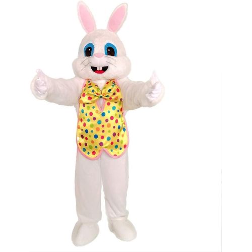  할로윈 용품Mascotshop Easter Bunny Rabbit Blue Vest Mascot Costume Bunny Costume, As The Picture, 53-61…