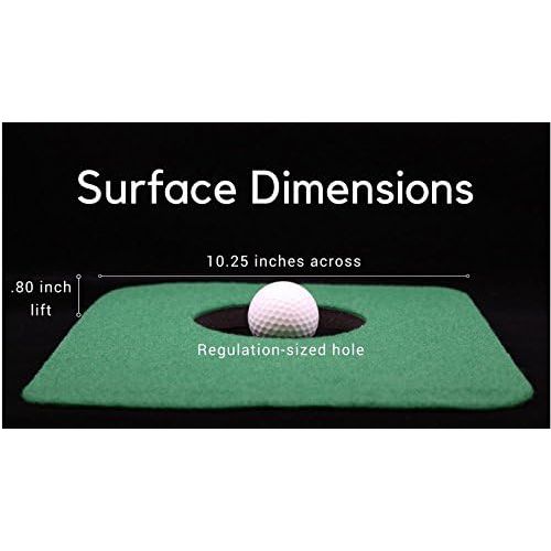  Mask Upstreet Putting Mat for Indoor Golf Cup - Includes Two Indoor Putt Mats and Two Training Balls