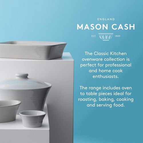  Mason Cash Classic Kitchen 17oz Oval Pie Dish - Gray: Kitchen & Dining