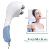 Massage Stick Electric Double Head Massager Body Head Neck Shoulder Back Leg Foot Handheld Intensity Massage...