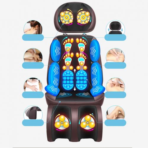  Massage cushion Shiatsu Tropical 3D Deep Tissue Kneading and Vibration - Full Back Thigh and Buttocks Muscle Tension Relief