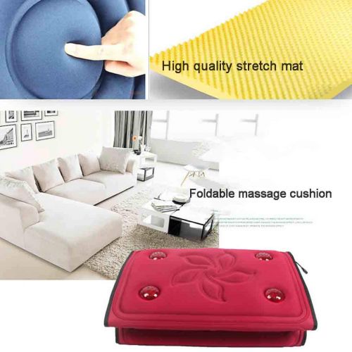  Massage mattress massage mattress Multifunction Electric Heated Pad Massage Cushion Full Body Home Massager Mat Therapy Heating Pad,Relieve Neck Back Roscloud@