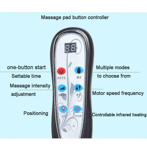  Massage mattress massage mattress Multifunction Electric Heated Pad Massage Cushion Full Body Home Massager Mat Therapy Heating Pad,Relieve Neck Back Roscloud@