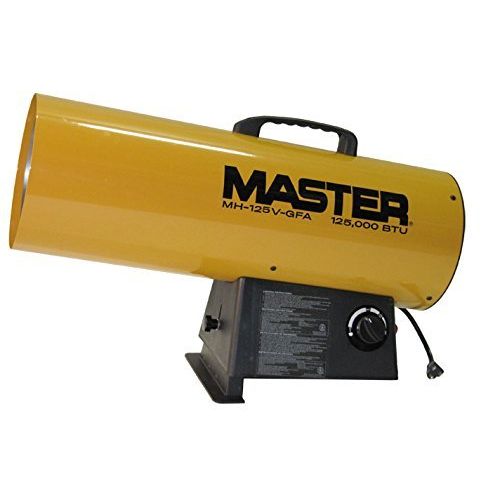  Master MH-125V-GFA 125,000 BTU LP Forced Air Heater, Variable Output