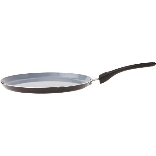  Master Class MasterClass Ceramic Non-Stick Induction Ready 24cm Eco Crepe Pan, Silver