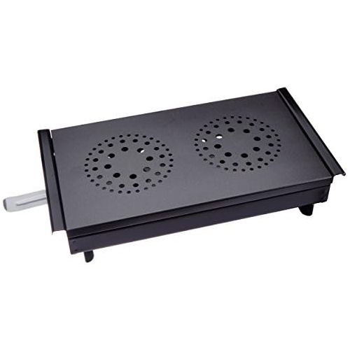  [아마존베스트]Kitchen Craft Master Class Professional Double Table-Top Tea Light Food Warmer / Plate Warmer