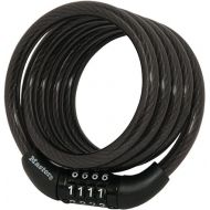 Master Lock Bike Lock Cable with Combination Black, 8143D