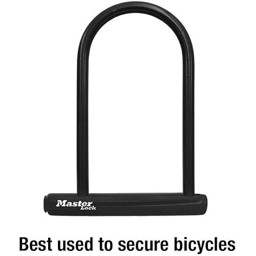  Master Lock 8170D, 6-1/8 inch U-Lock, Black