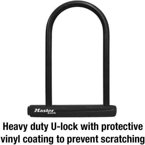  Master Lock 8170D U Lock, 6-1/8 in. Wide, Black