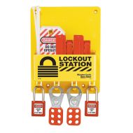 Master Lock Lockout Tagout Station, Compact Lockout Center, S1720E410