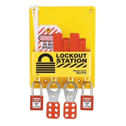  Master Lock Lockout Tagout Station, Compact Lockout Center, S1720E410