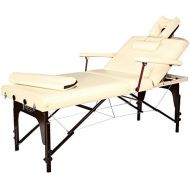 Master Massage Samson Salon Lift-Back Memory Foam Portable Massage Table Package, 31 Inch