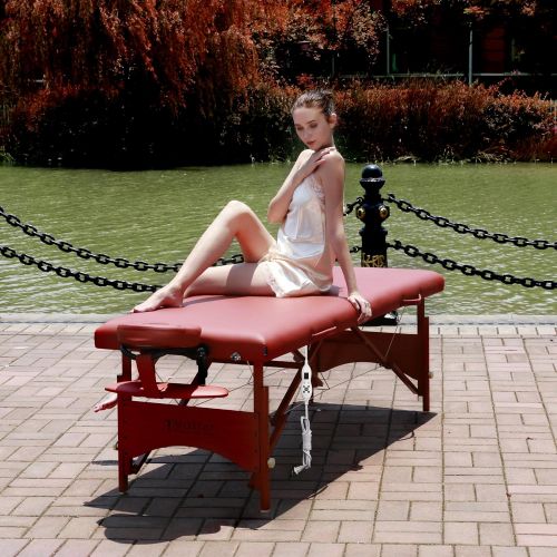  Master Massage Fairlane Therma-Top 28Inch Portable Massage Table Package, Cinnamon Color,...