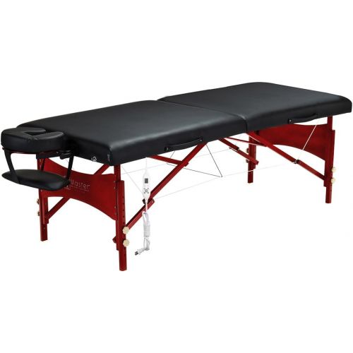  Master Massage 30 Roma Therma-Top Portable Massage Table Pro Package, Black, Adjustable Heating System