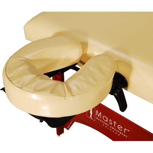  Master Massage Caribbean Deluxe Therma-Top Massage Table Package, Cream, Memory Foam