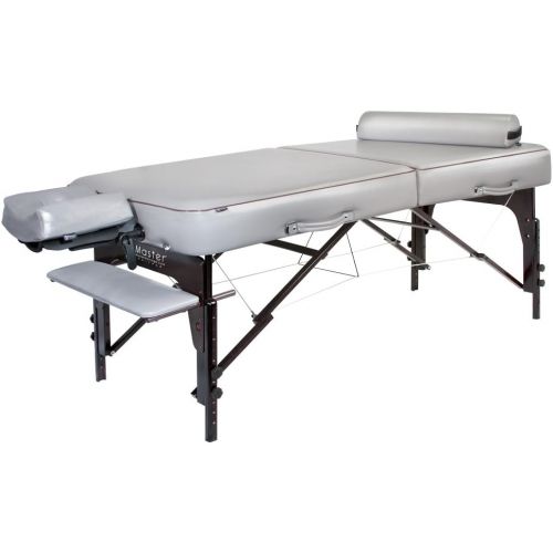  Master Massage 30 Montour Lx Massage Table Package with 3 Memory Foam,Dove Grey