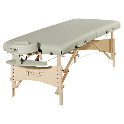  Master Massage 28 Paradise Portable Massage Table Package, Lily Green