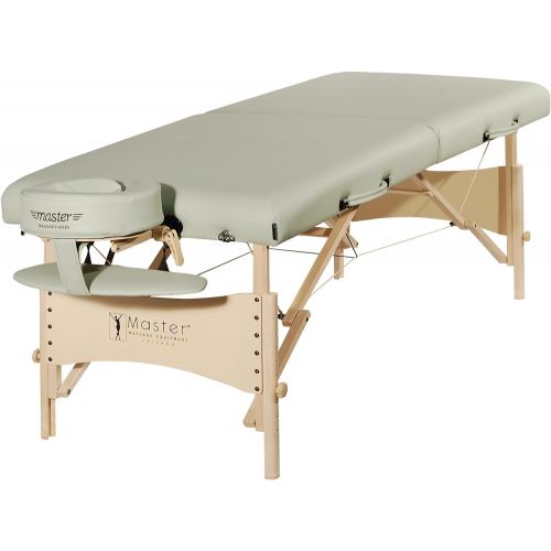  Master Massage 28 Paradise Portable Massage Table Package, Lily Green