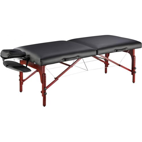  Master Massage 31 Montclair Professional Portable Massage Table Package with MEMORY FOAM Layer -Black