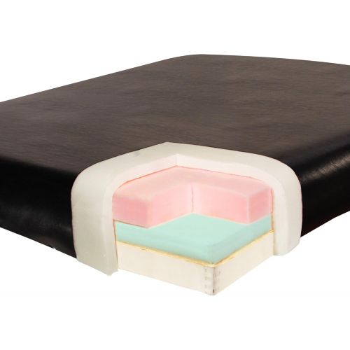  Master Massage 31 Montclair Professional Portable Massage Table Package with MEMORY FOAM Layer -Black