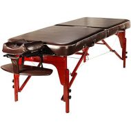 Master Massage 30 Monroe Pro Portable Massage Table Package, Brown Luster