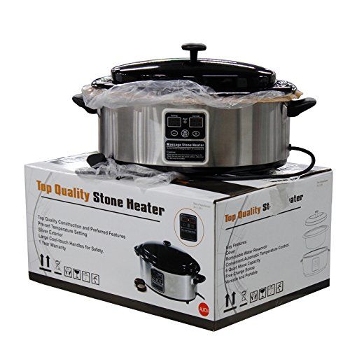  Master Massage 6 Quart Hot Massage Stone Heater Warmer Heating Device