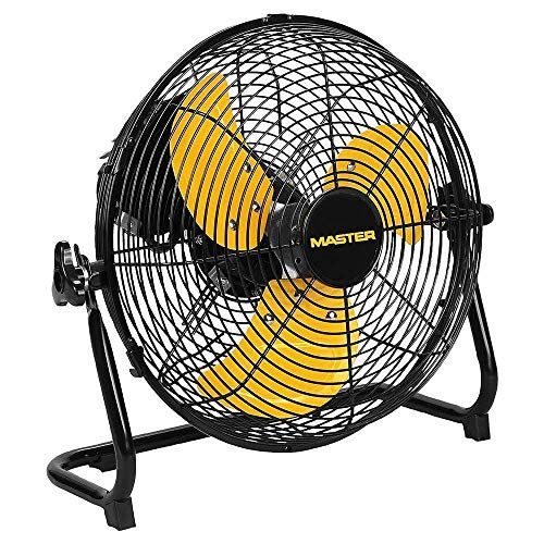  Master PROFESSIONAL MAC-12F High Velocity Direct Drive Floor Fan, Black