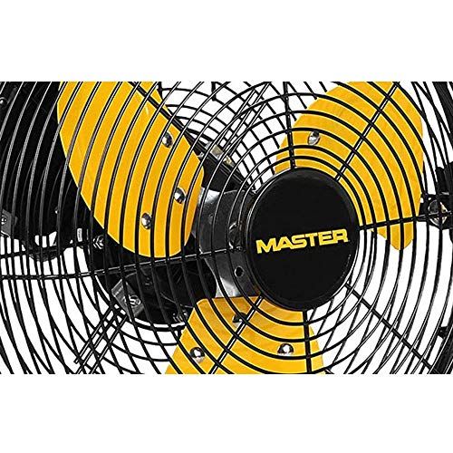  Master PROFESSIONAL MAC-12F High Velocity Direct Drive Floor Fan, Black