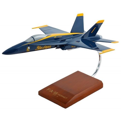  [아마존 핫딜]  [아마존핫딜]Mastercraft Collection, LLC F/A-18A Hornet Blue Angels - 1/48 scale model