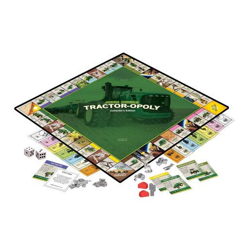 마스터피스 MasterPieces John Deere Tractor-Opoly Board Game