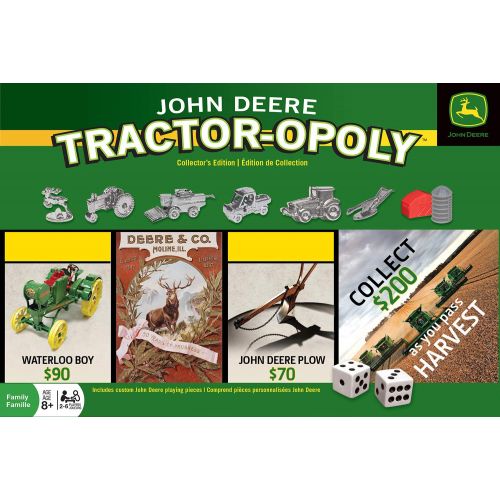 마스터피스 MasterPieces John Deere Tractor-Opoly Board Game