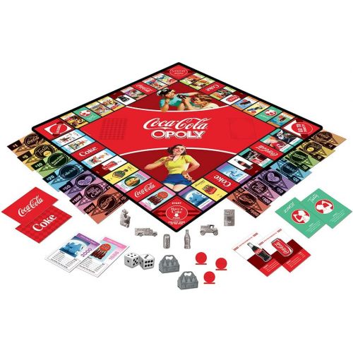 마스터피스 MasterPieces Coca-Cola Opoly Board Game