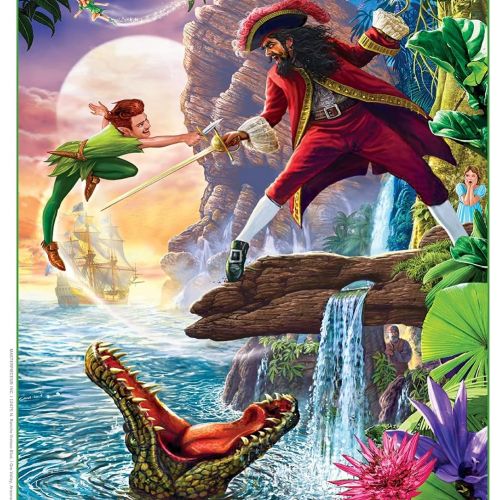 마스터피스 1000 Piece Jigsaw Puzzle for Adult, Family, Or Kids Peter Pan by Masterpieces 19.25X26.75 Family Owned American Puzzle Company