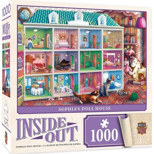 마스터피스 1000 Piece Jigsaw Puzzle For Adult, Family, Or Kids - SophiaS Dollhouse By Masterpieces - 19.25X26.75 - Family Owned American Puzzle Company