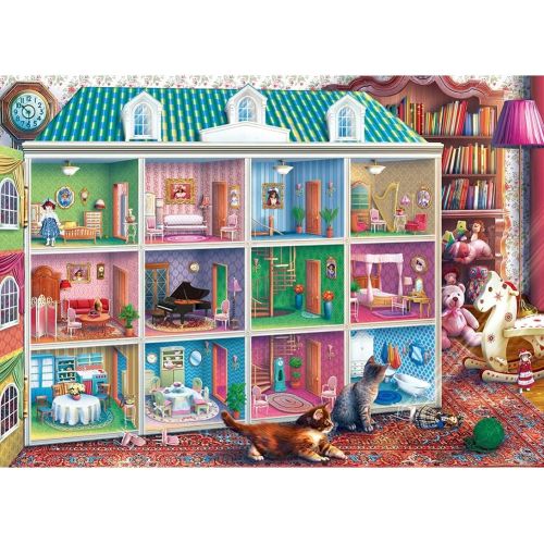 마스터피스 1000 Piece Jigsaw Puzzle For Adult, Family, Or Kids - SophiaS Dollhouse By Masterpieces - 19.25X26.75 - Family Owned American Puzzle Company